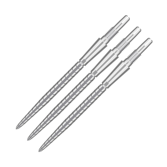 TARGET Darts Swiss Point Storm Dart Points Quartz (3 Pack Set of Tips) 35MM Silver | Change Dart Points Swiss Storm Points Professional Darts Accessories