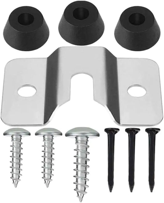 Silver Mounting Bracket Kit Screws Darts Boards for Wall Hanging Mounting Bracket Kit Darts and Equipment
