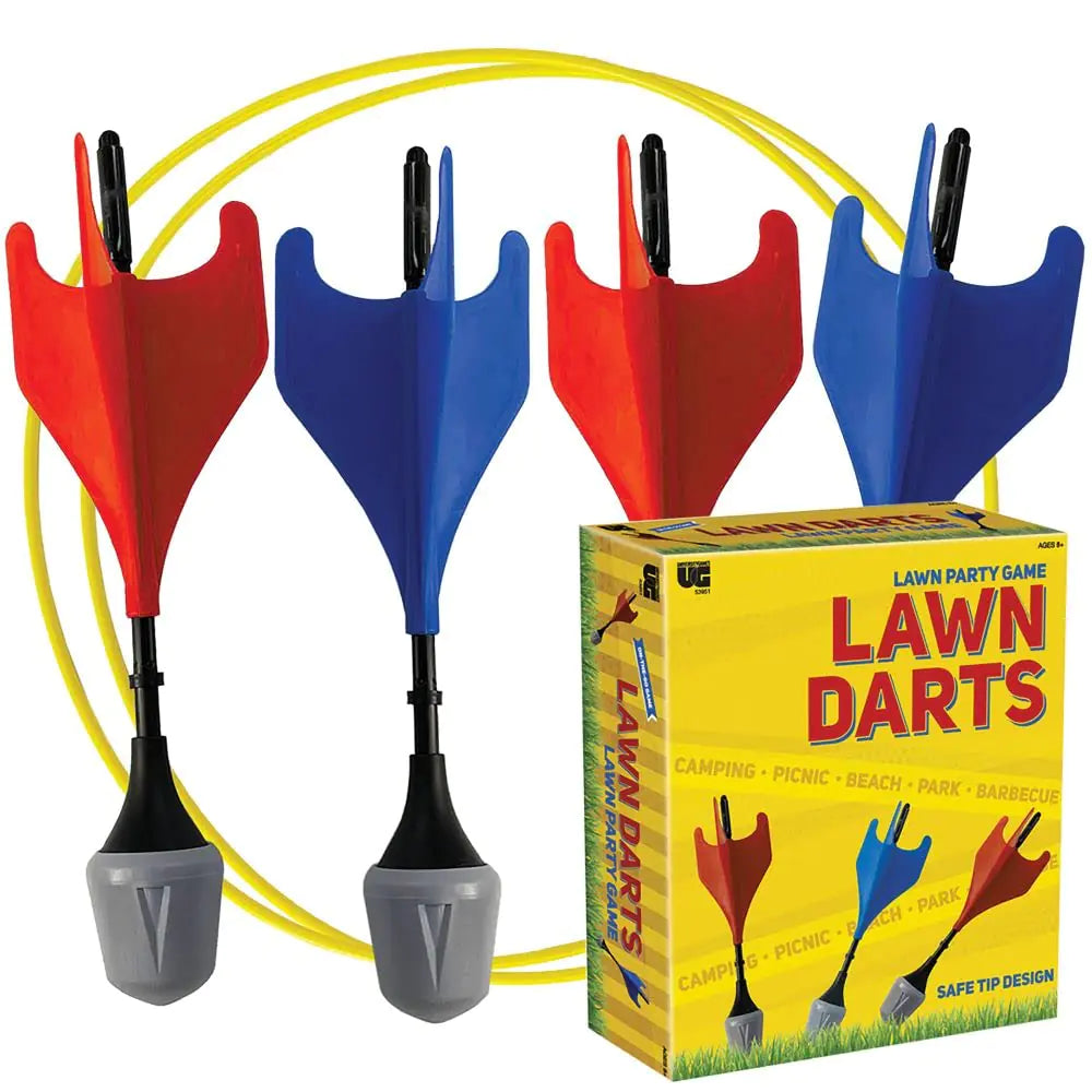 University Games Lawn Darts Game Classic Toss Game & Backyard Party Toy for Families Indoor & Outdoor Use