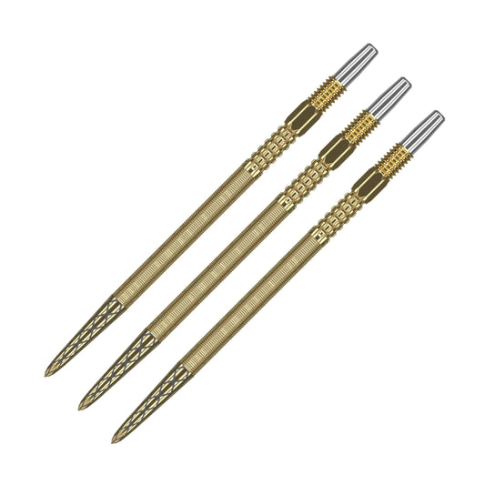 TARGET Darts Swiss Point DX Dart Points (3 Pack Set of Tips) 30mm Gold – Change Dart Swiss Point Professional Darts Accessories SP Dart Tip Removal