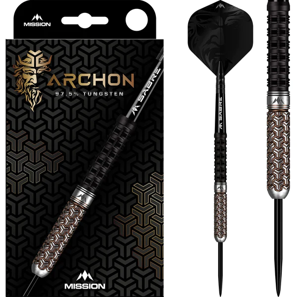 Mission - Mission Archon Darts - Steel Tip - 97.5% - Black & Bronze PVD