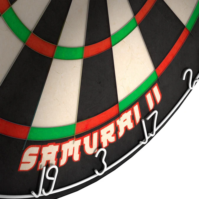 MISSION SAMURAI II DARTBOARD - ULTRA THIN WIRE - PROFESSIONAL BOARD