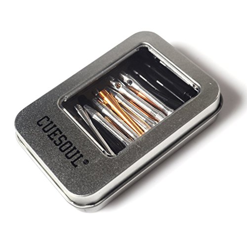 CUESOUL 30x 46mm Aluminum Dart Stems/Shafts,2BA