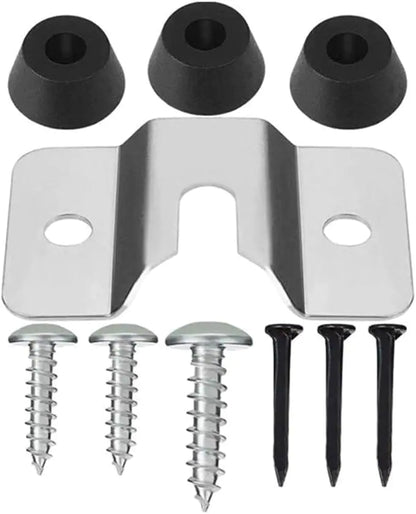 Silver Mounting Bracket Kit Screws Darts Boards for Wall Hanging Mounting Bracket Kit Darts and Equipment
