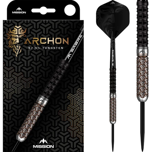 Mission - Mission Archon Darts - Steel Tip - 97.5% - Black & Bronze PVD