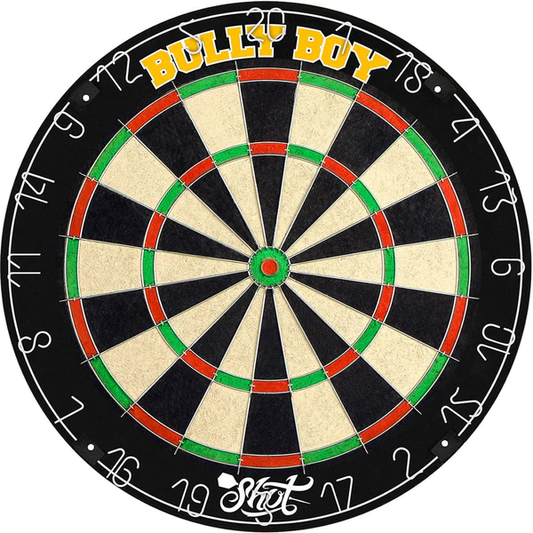 Shot - Shot Michael Smith Dartboard - Entry Level - Round Wire - Bully Boy