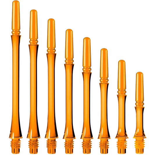 Cosmo Darts - Cosmo Fit Shaft Gear - Spinning - Slim - Clear Orange