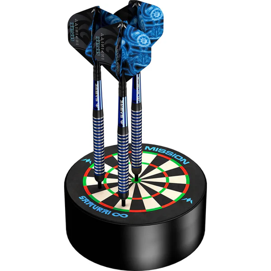 Mission - Mission Samurai Infinity Dart Base Station - Mini Sisal Dartboard Dart Holder