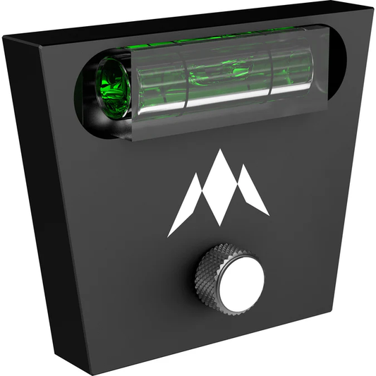 MISSION LEVELLER PRO - PRECISION MACHINED ALUMINIUM DARTBOARD SPIRIT LEVEL - WITH FIXING PIN