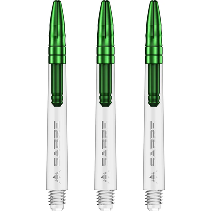 Mission Sabre Shafts - Polycarbonate Dart Stems - Clear