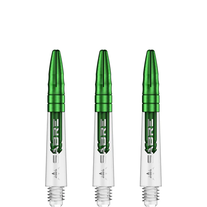 Mission Sabre Shafts - Polycarbonate Dart Stems - Clear