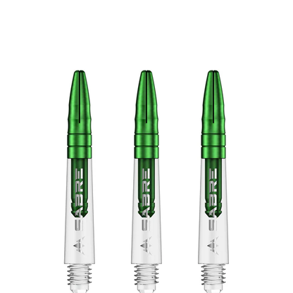 Mission Sabre Shafts - Polycarbonate Dart Stems - Clear