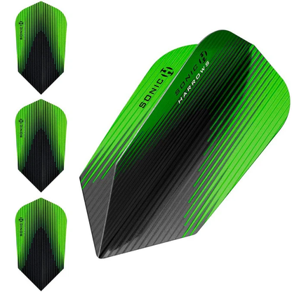 Harrows Sonic X Dart Flights - Slim Shape - Sonic-X