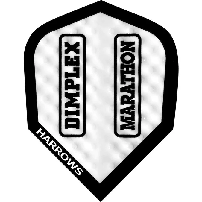 HARROWS DART FLIGHTS - DIMPLEX MARATHON - STD - BLACK RIM