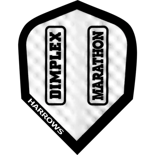 HARROWS DART FLIGHTS - DIMPLEX MARATHON - STD - BLACK RIM