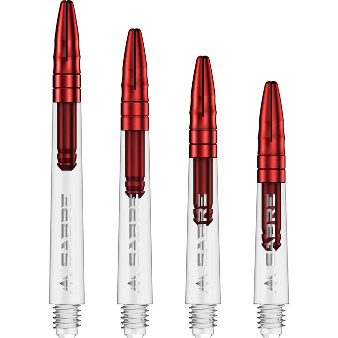 Mission Sabre Shafts - Polycarbonate Dart Stems - Clear