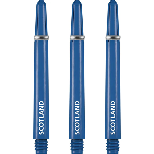 Scotland Football Nylon Shafts - Dart Stems with Springs - Blue