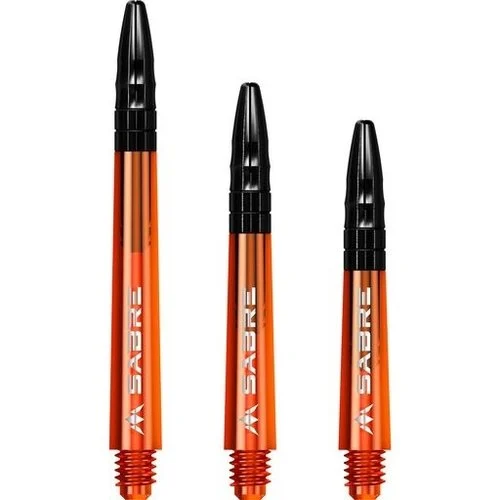 Mission Sabre Shafts - Polycarbonate Dart Stems - Orange
