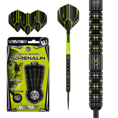 Winmau MvG Adrenalin 90% Tungsten Steel Tip Darts