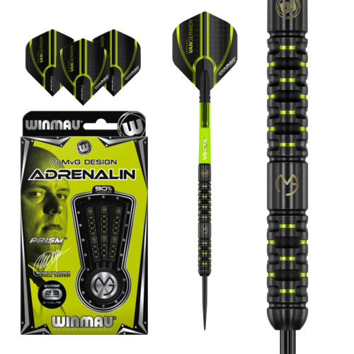 Winmau MvG Adrenalin 90% Tungsten Steel Tip Darts