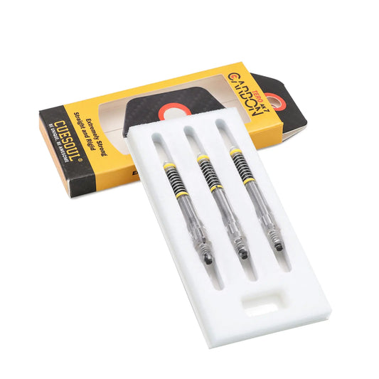 CUESOUL TERO AK7 Carbon Dart Shafts/Stem Built-in Spring TelescopicSet of 3 pcs